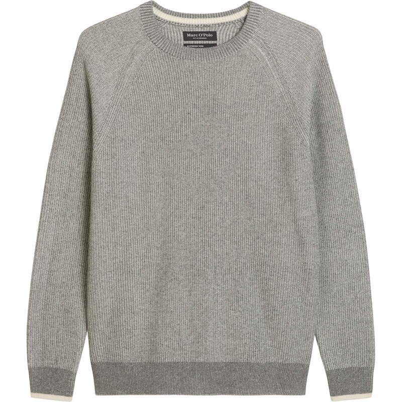 Marc OPolo Sveter sivá / biela ako vlna 66222650