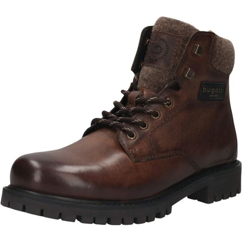 bugatti Šnurovacie čižmy hnedá 66222698