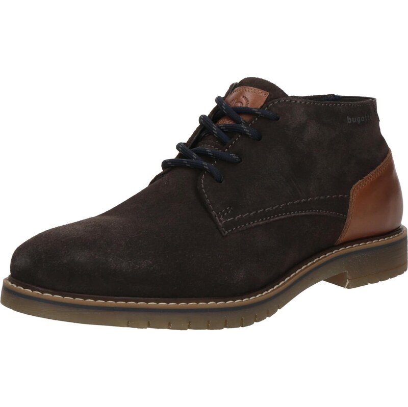 bugatti Šnurovacie topánky karamelová / antracitová 66222699