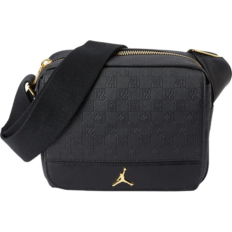 Jordan Taška cez rameno zlatá / čierna 66222713