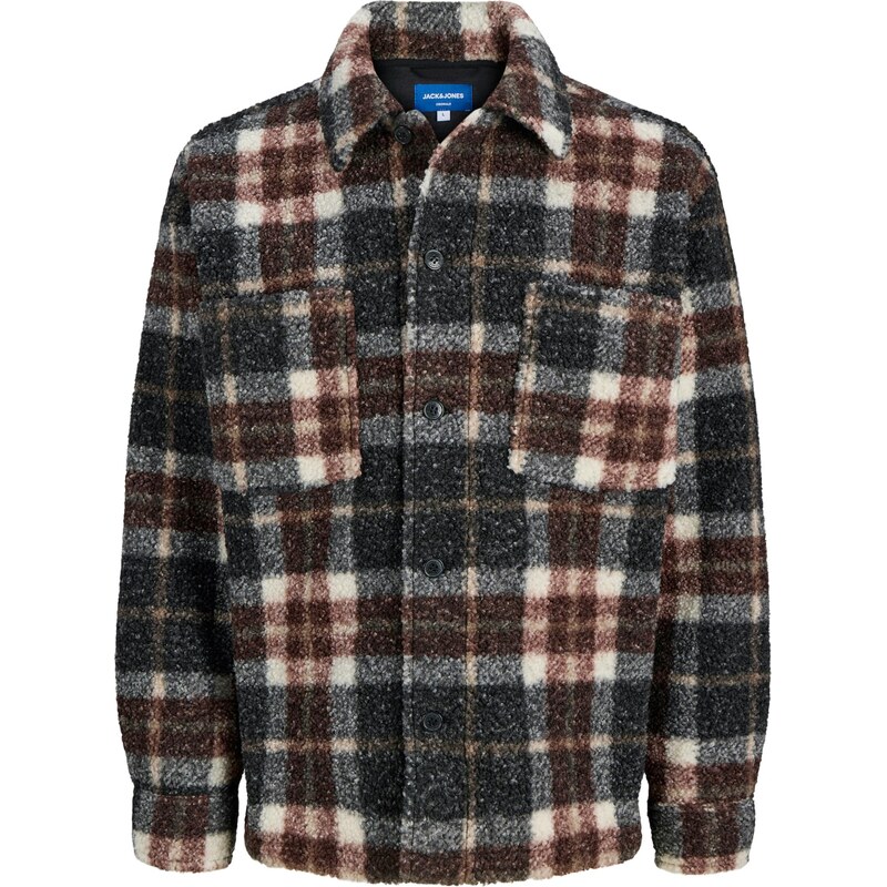 JACK & JONES Prechodná bunda JORBLEECKER svetlohnedá / sivá / čierna / 66222719