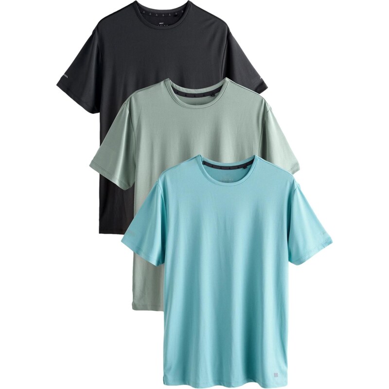 Next Tričko azúrová / pastelovo zelená / čierna 66222738