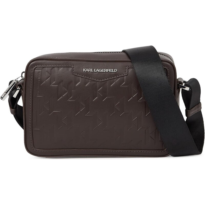 Karl Lagerfeld Taška cez rameno tmavohnedá 66222760