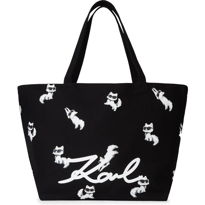 Karl Lagerfeld Shopper Ikon čierna / biela 66222791