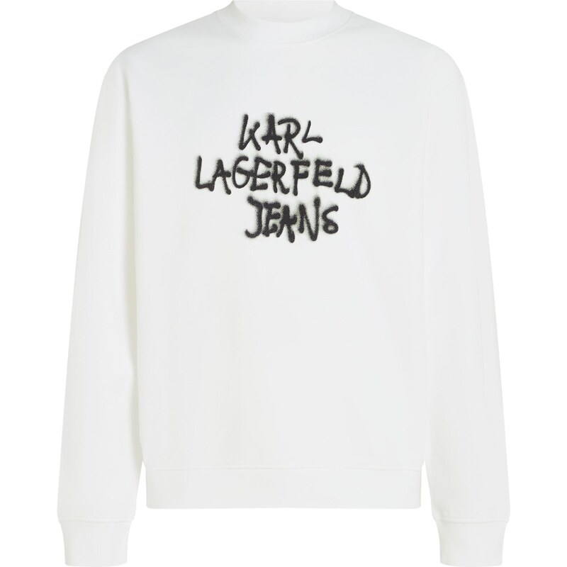 KARL LAGERFELD JEANS Mikina čierna / biela 66222792