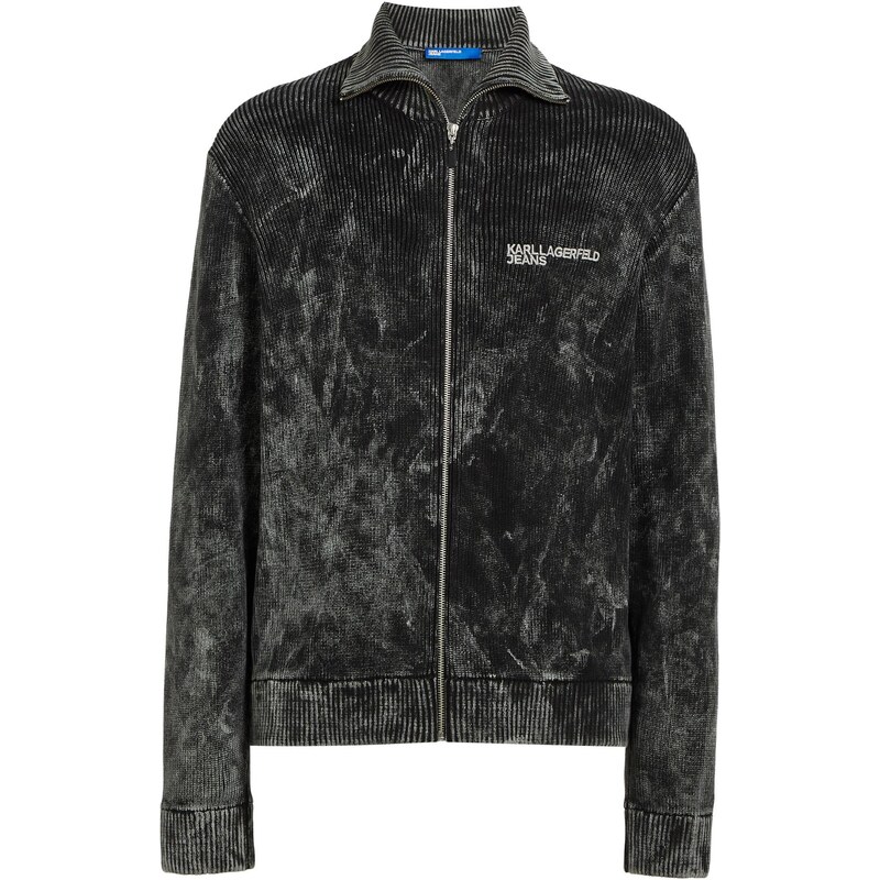 KARL LAGERFELD JEANS Kardigán svetlosivá / čierna 66222798
