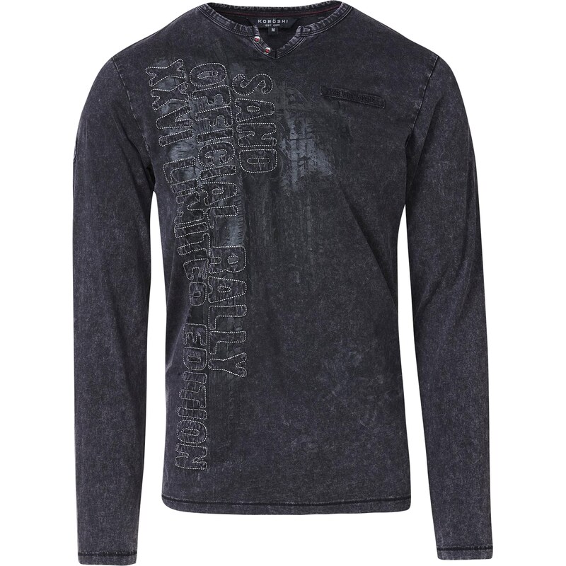 KOROSHI Tričko čierna 66222849