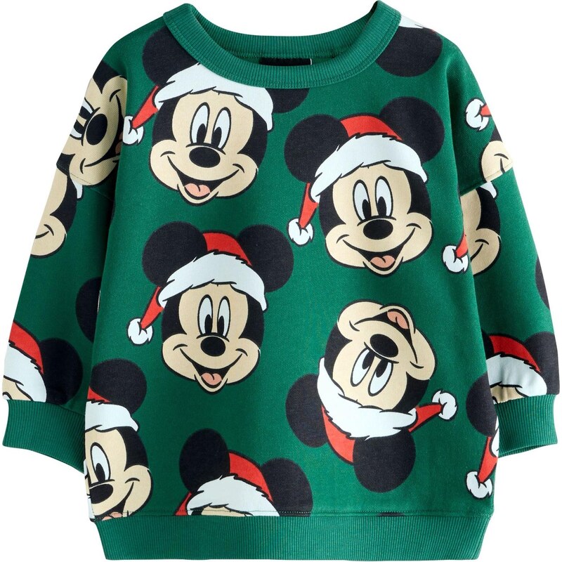 Next Mikina Mickey Mouse svetlobéžová / zelená / červená / čierna 66222905