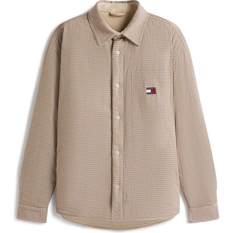 Tommy Jeans Prechodná bunda béžová / modrá / červená 66222999