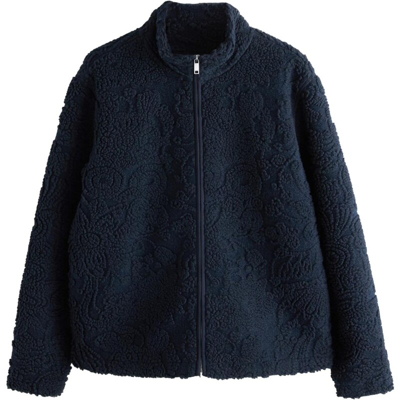 Next Flisová bunda námornícka modrá 66223042