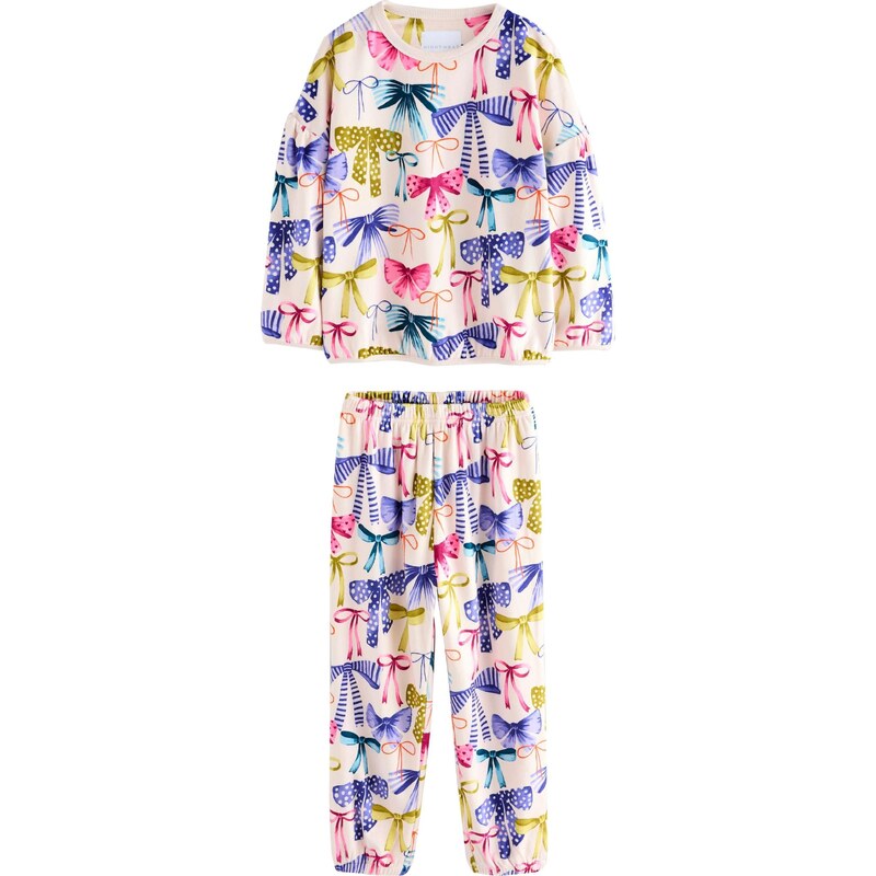 Next Pyžamo krémová / kiwi / fialová / ružová 66223050