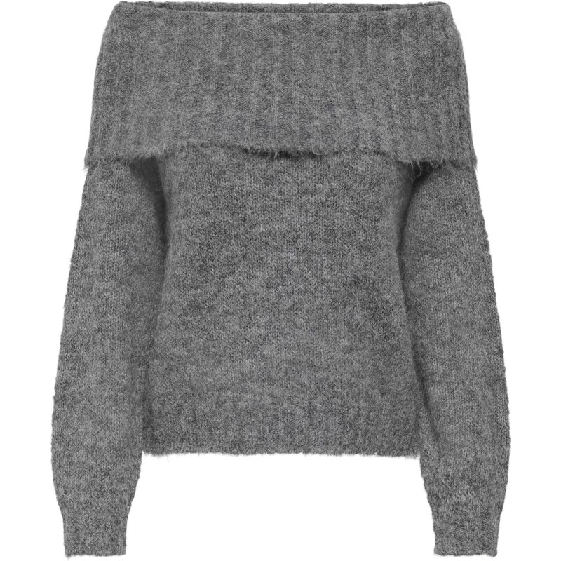 ONLY Sveter ONLShine sivá melírovaná 66223124