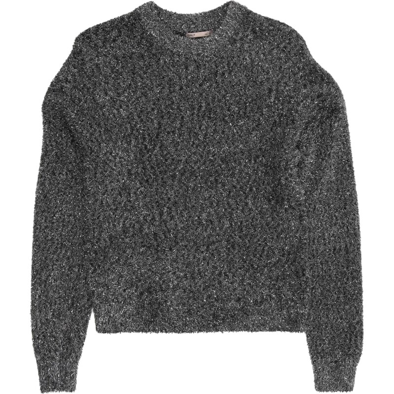 ONLY GIRLS Sveter KOGPiumo sivá melírovaná 66223126