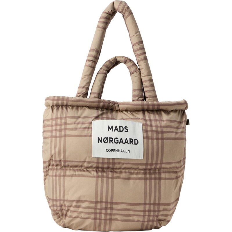 MADS NORGAARD COPENHAGEN Shopper hnedá / kapučíno 66223139