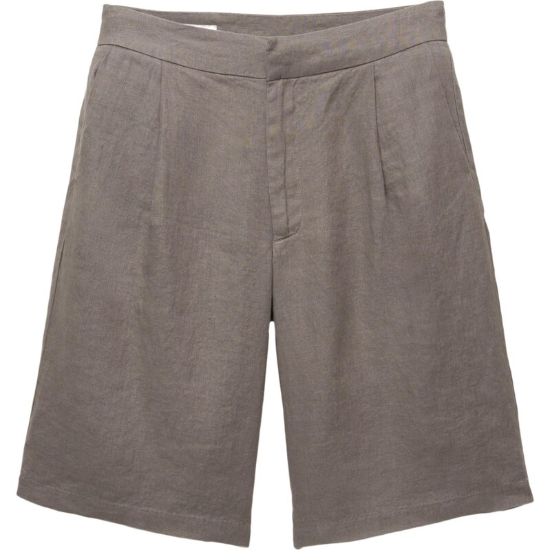 Pull&Bear Plisované nohavice farby bahna 66223164