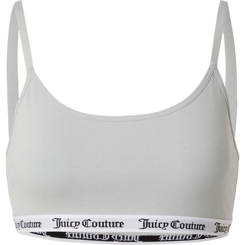 Juicy Couture Podprsenka svetlosivá / čierna / biela 66223347