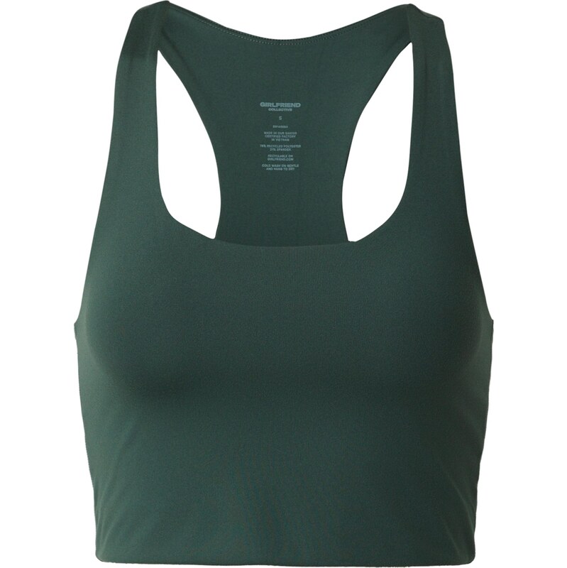 Girlfriend Collective Športová podprsenka PALOMA tmavozelená 66223309
