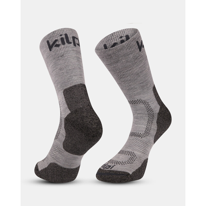 Unisex turistické ponožky Kilpi STEYR-U svetlo šedá 66088105