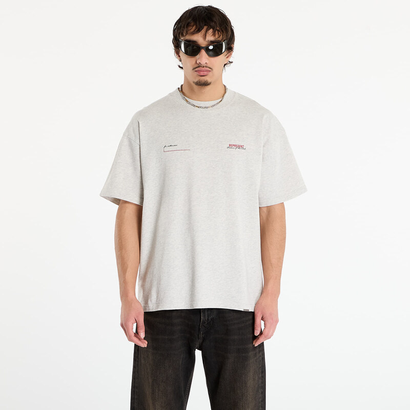 Tričko REPRESENT Patron Of The Club T-Shirt UNISEX Cream Marl XL 66948210
