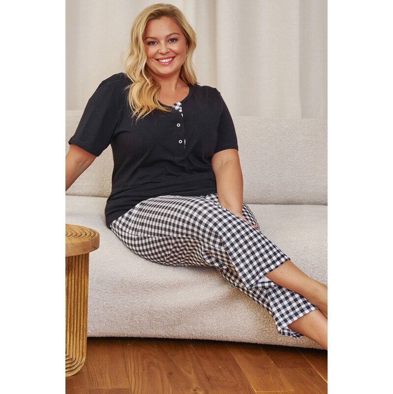 Doctor Nap dámske pyžamo 7267 - 7/8 nohavice 66220053