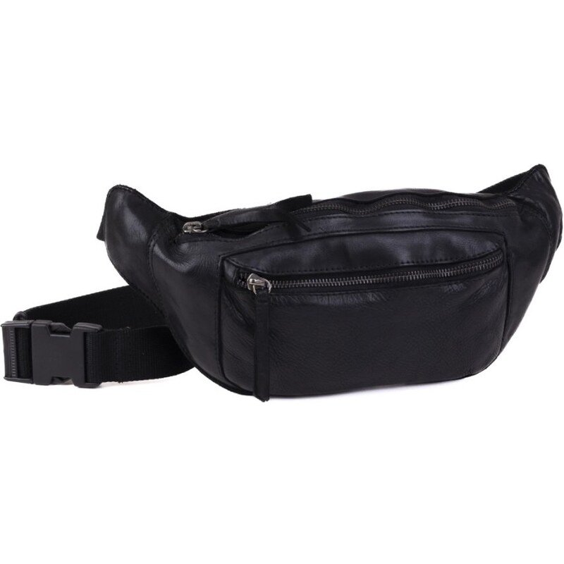 SEGALI Kožená ľadvinka 225819 čierna 66221719