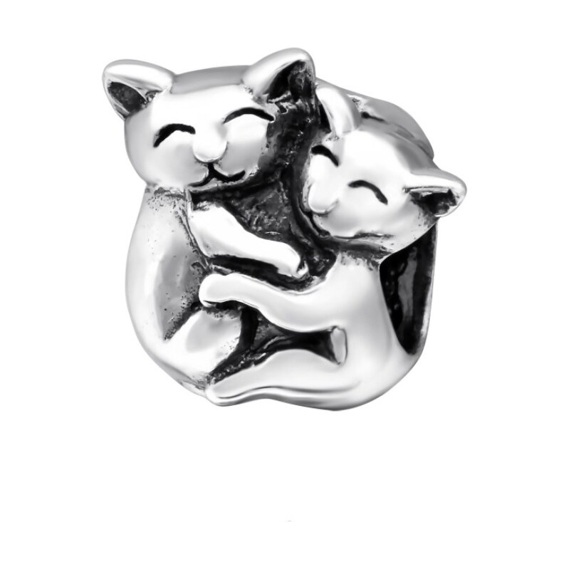 MAJYA MAY STORY strieborný korálik TWO CATS 11928 66409506