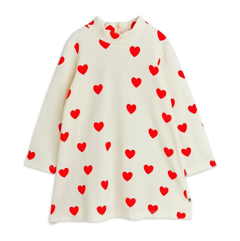 Detské zamatové šaty Mini Rodini Hearts 66224754
