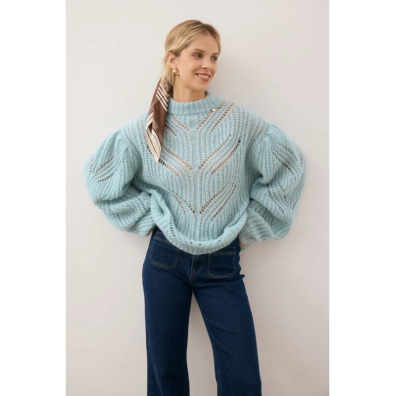 Sveter s prímesou vlny Bizuu ROSSO 66224815