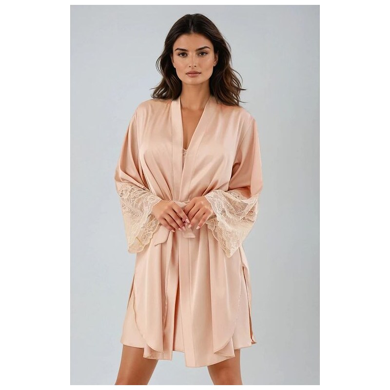 Kalimo Saténový župan Marbella nude 65257724