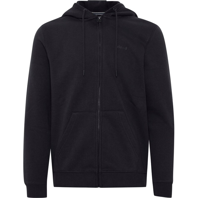 BLEND Tepláková bunda Downton čierna 35770219