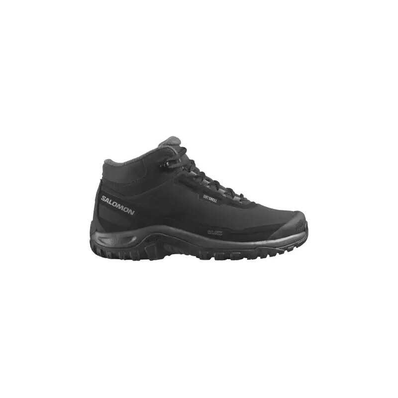 E-shop Salomon Shelter WP pánske zimné topánky Black/Asphalt/Castlerock