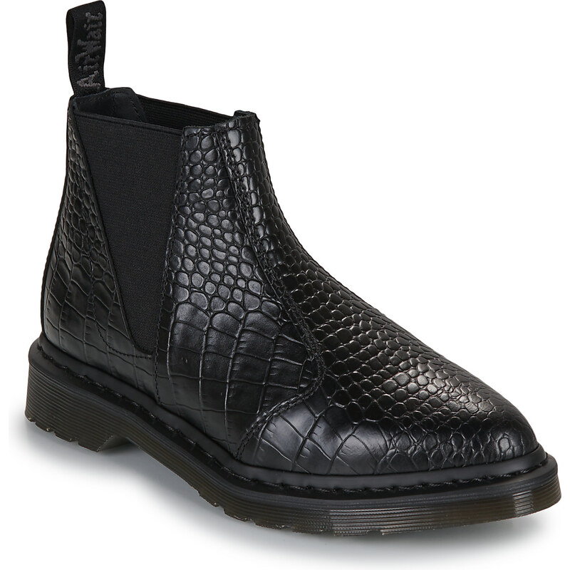 Dr. Martens Polokozačky Bianca II Chelsea Boot Black New Vibrance 66225559
