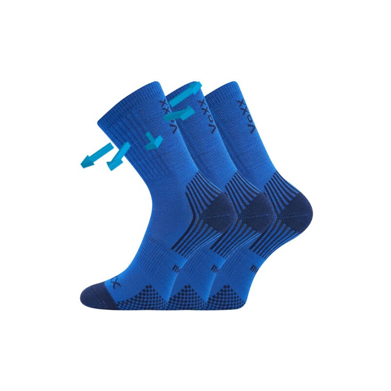 3PACK detské ponožky Voxx merino modré (Optimalik) 25/29 66228290