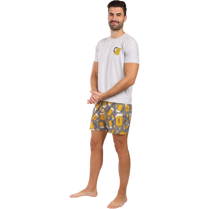 Pánske pyžamo Lonka viacfarebné (Koffing velké pivo/tisk) 66187262