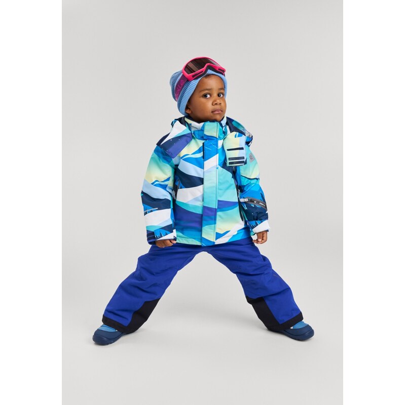 Chlapčenská zimná lyžiarska bunda Reima Kairala modrá 66227189