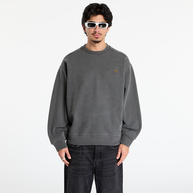 Mikina Carhartt WIP Vista Sweat UNISEX Black Garment Dyed XS 66226606