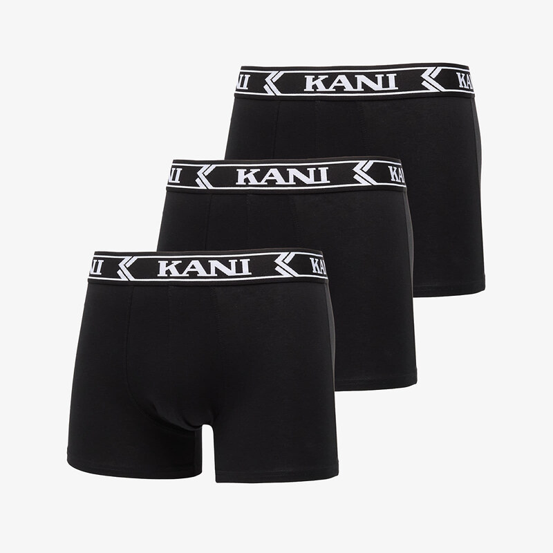 Boxerky Karl Kani Retro Tape 3 Pack Boxer Briefs Black M 66226611