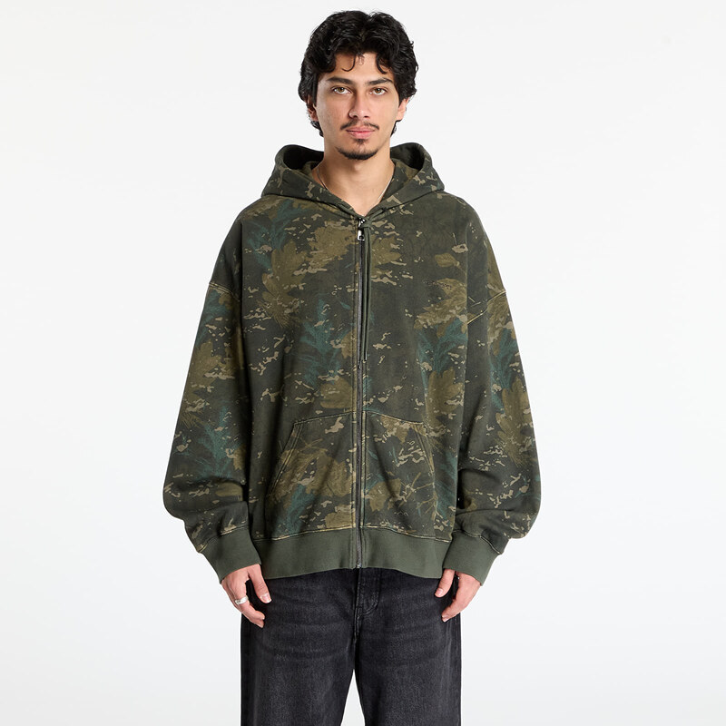Mikina Carhartt WIP Hooded Benton Sweat Jacket UNISEX Camo Combi/ 66226623