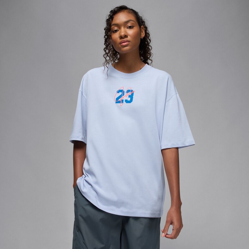 Jordan Essentials Wmns Short-Sleeve Graphic Tee Ghost - Dámske - 66361997
