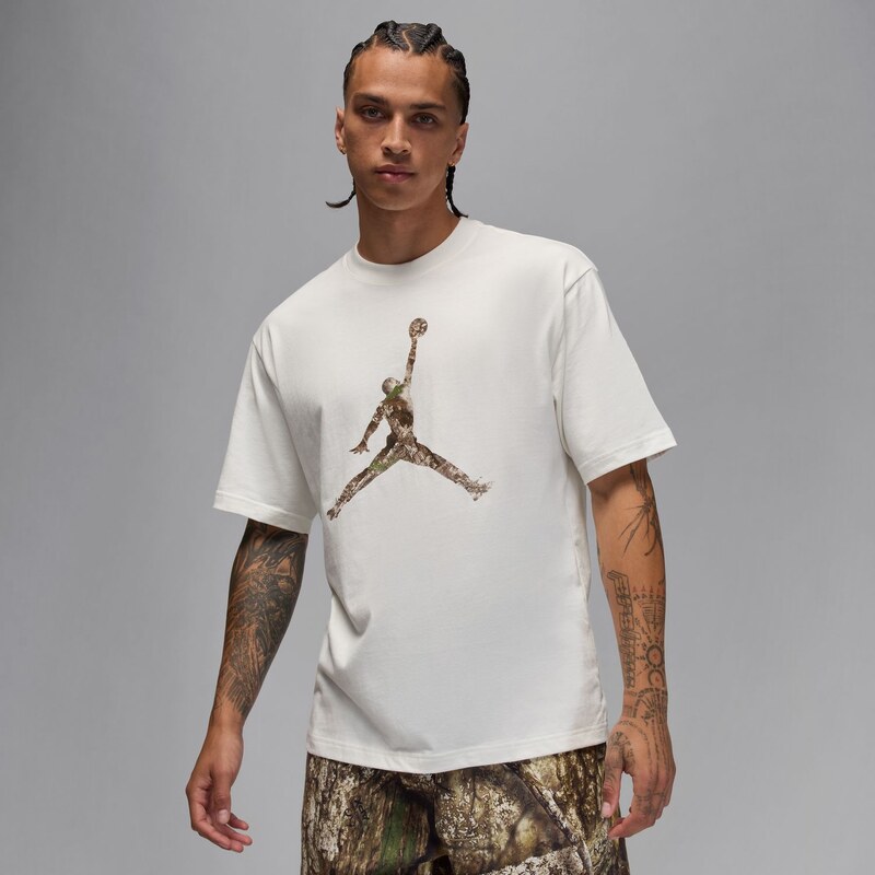 Jordan Brooklyn Realtree Jumpman Tee White - Pánske - Tričko Jordan - 66362000