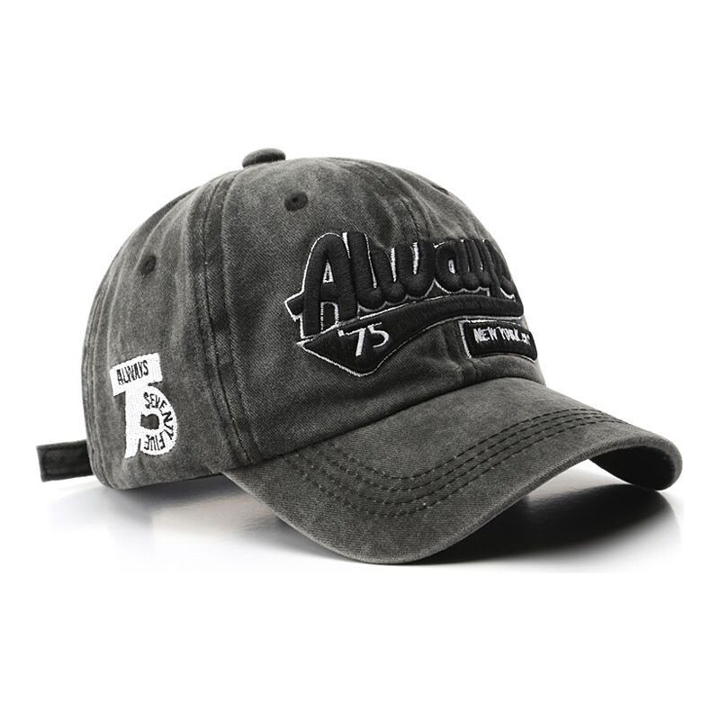 EDIKO Bavlnená Šiltovka Always New York Šedá 65225832