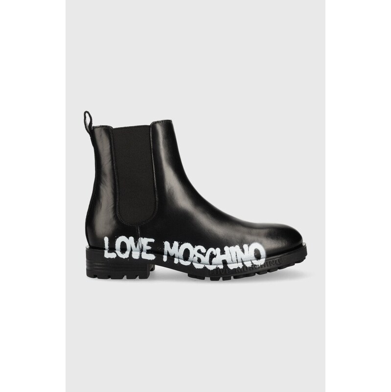 Kožené topánky chelsea Love Moschino 34480061