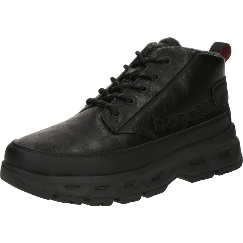 bugatti Šnurovacie čižmy čierna 66120371