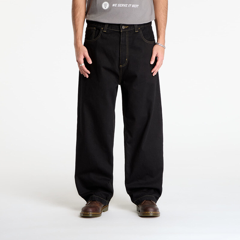 Kalhoty Carhartt WIP Brandon Pant Black Rinsed M 66229185