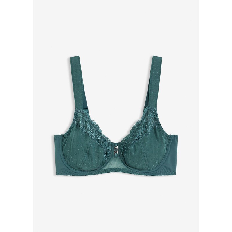 bonprix Podprsenka minimizer s vystuženými ramienkami, farba modrá 66229734