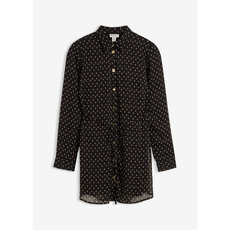 bonprix Materská blúzka 2v1, zo šifónu, farba čierna 66229924