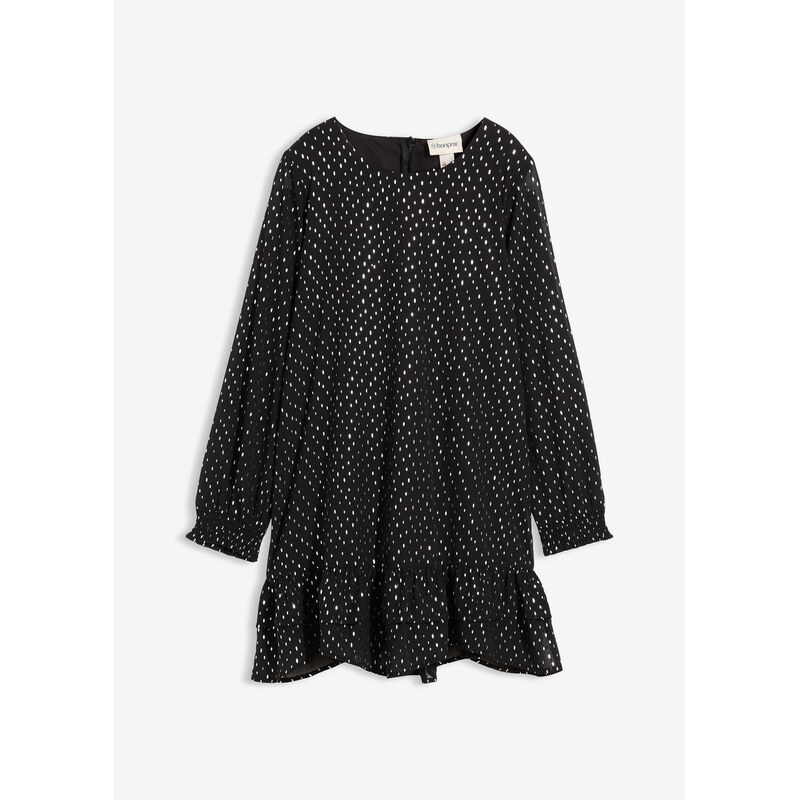 bonprix Šifónové šaty, farba čierna 66230236