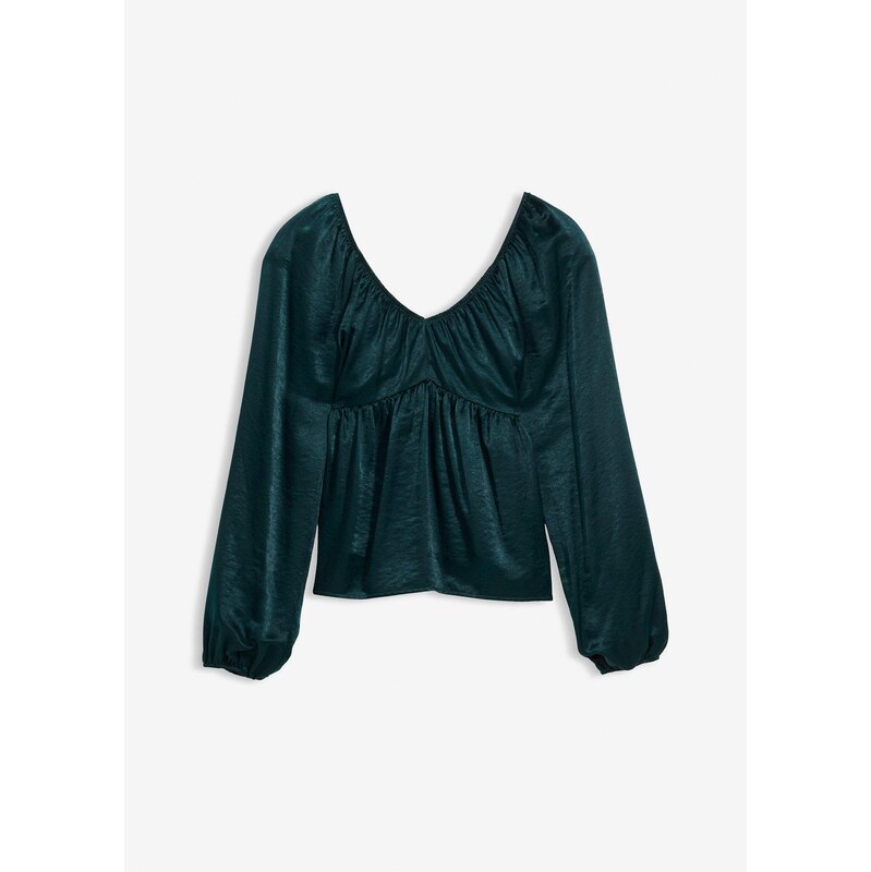 bonprix Blúzkové tričko, farba zelená 66230249