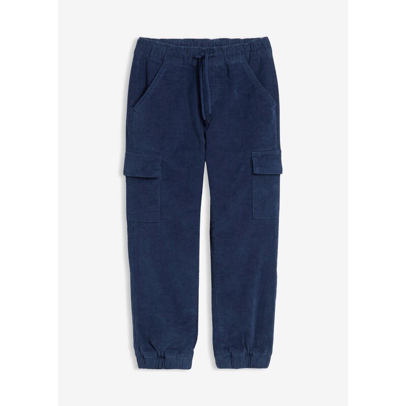bonprix Voľné nohavice, termo, Regular Fit, kordové s džersejovou 66230251