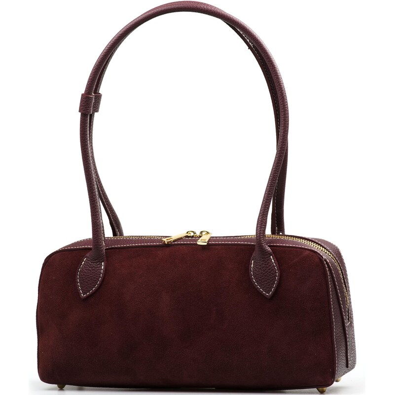 Blaire Kožená kabelka Larissa bordó 66230531